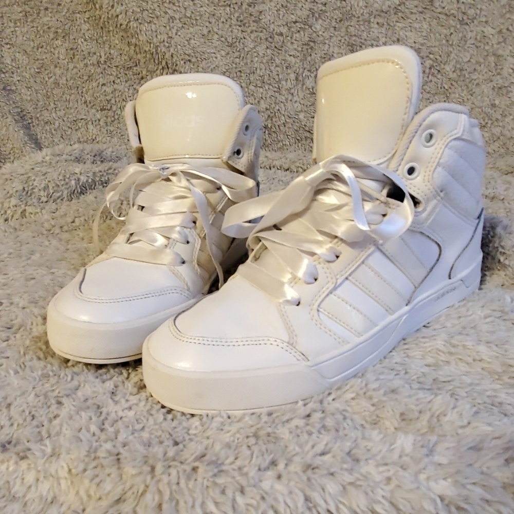 Adidas high tops - white/off ehite